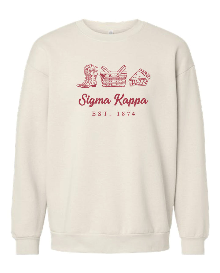 Picnic Sorority Crewneck 2XL
