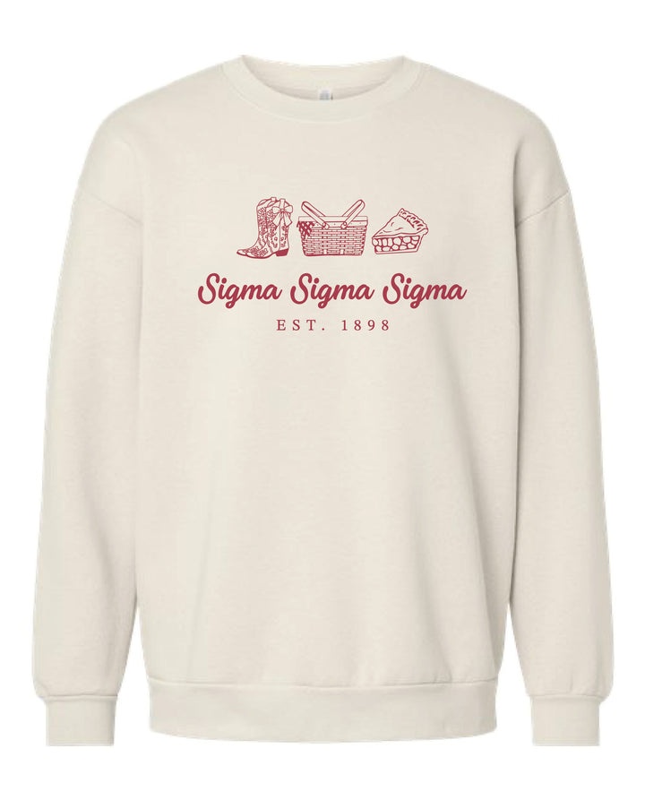 Picnic Sorority Crewneck 2XL