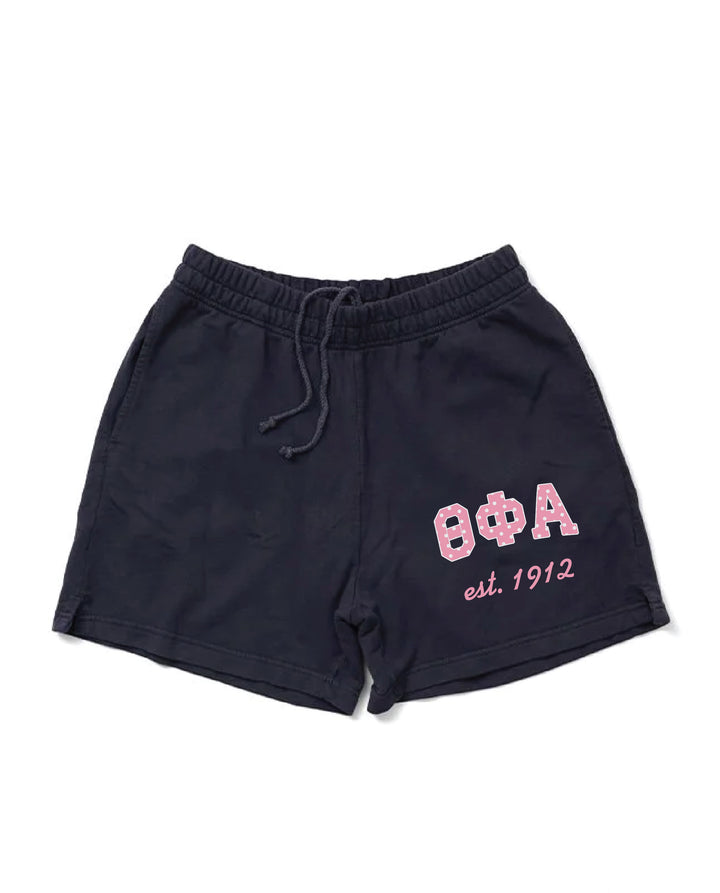 Pink Polka Dot Midnight Sky Sorority Shorts
