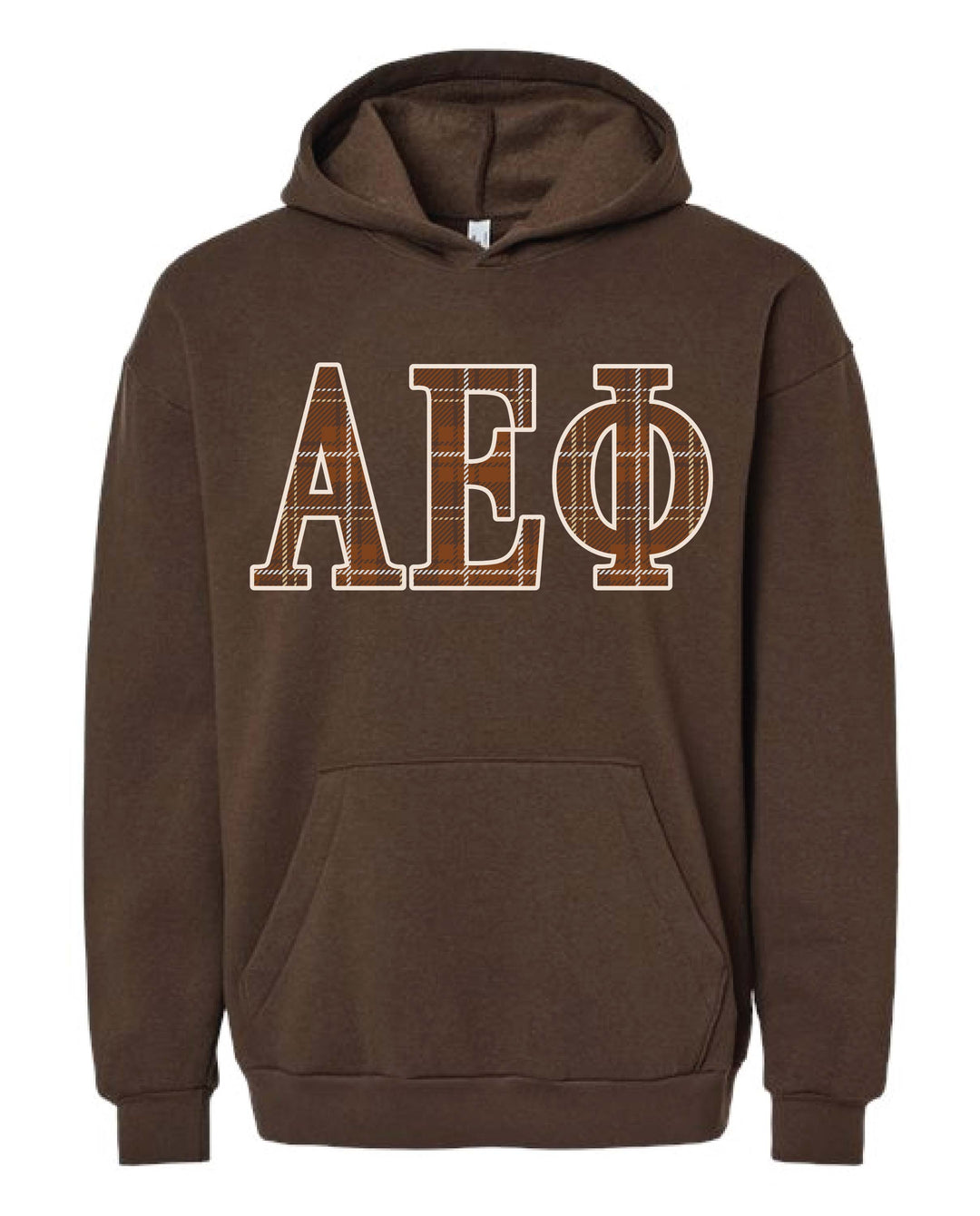 Plaid Letter Sorority Hoodie