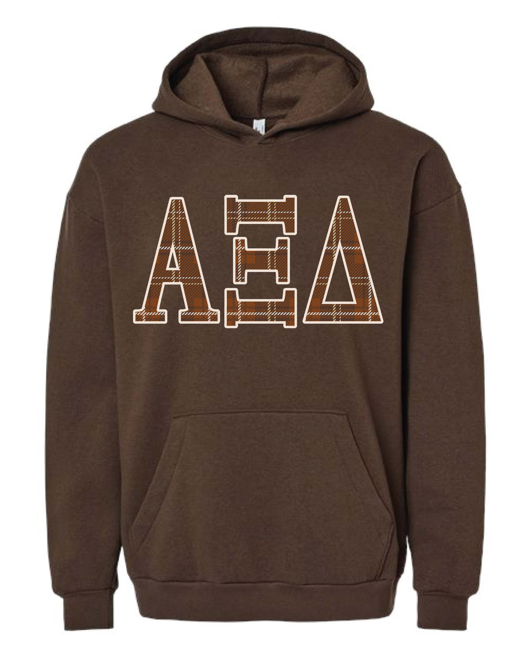 Plaid Letter Sorority Hoodie