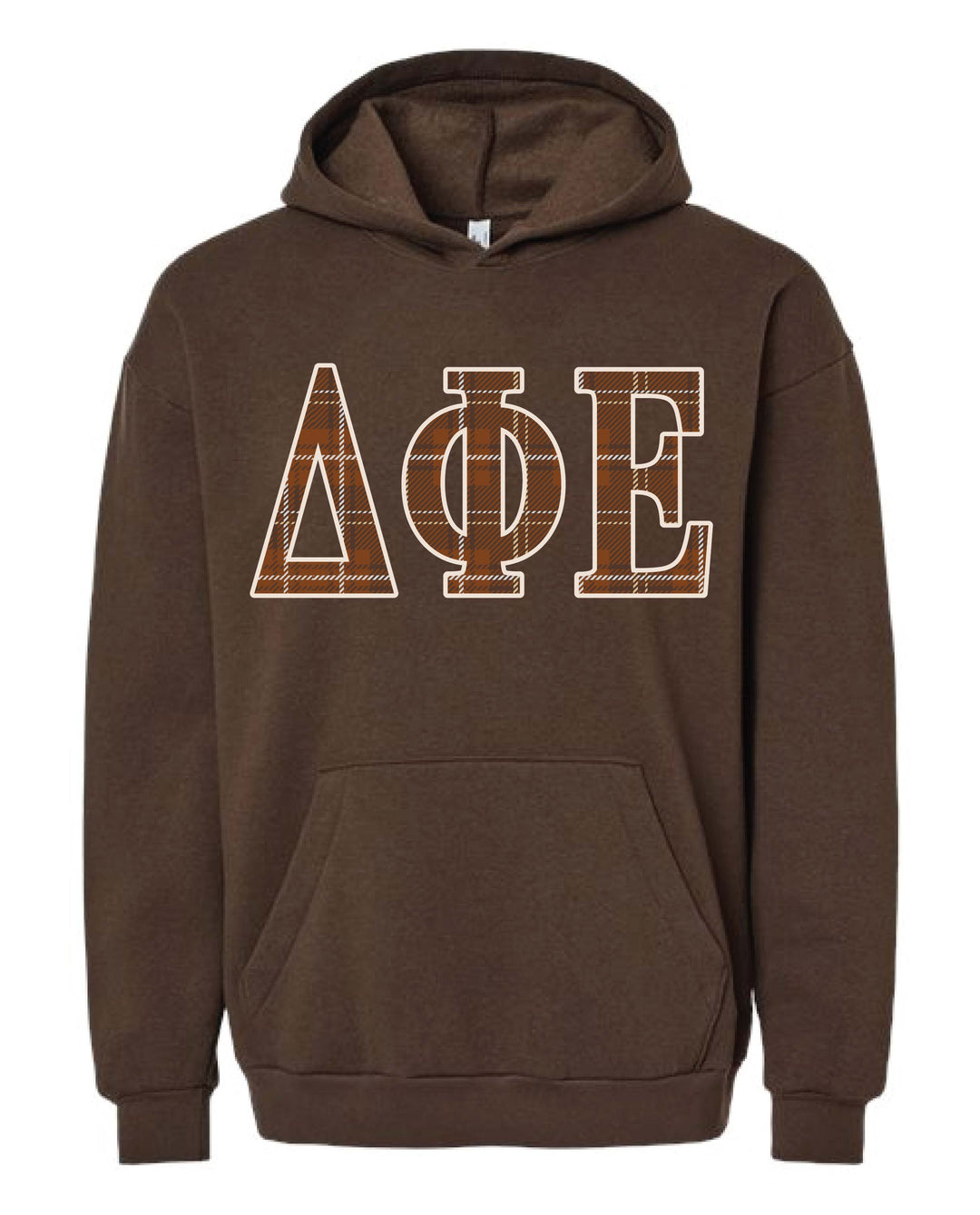 Plaid Letter Sorority Hoodie