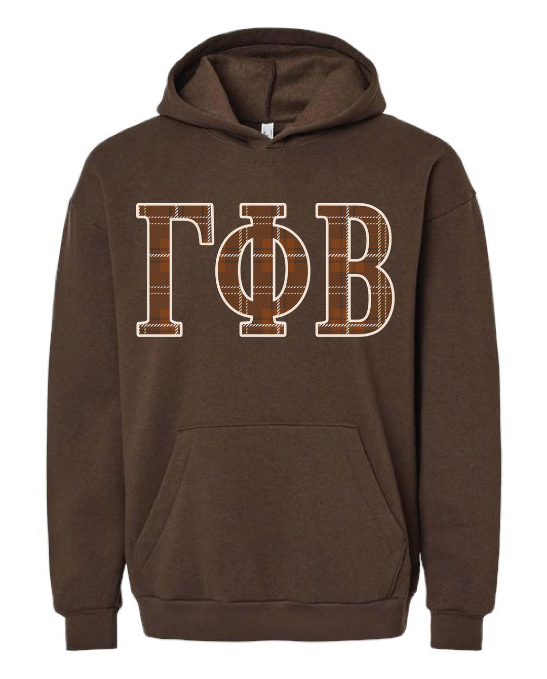 Plaid Letter Sorority Hoodie
