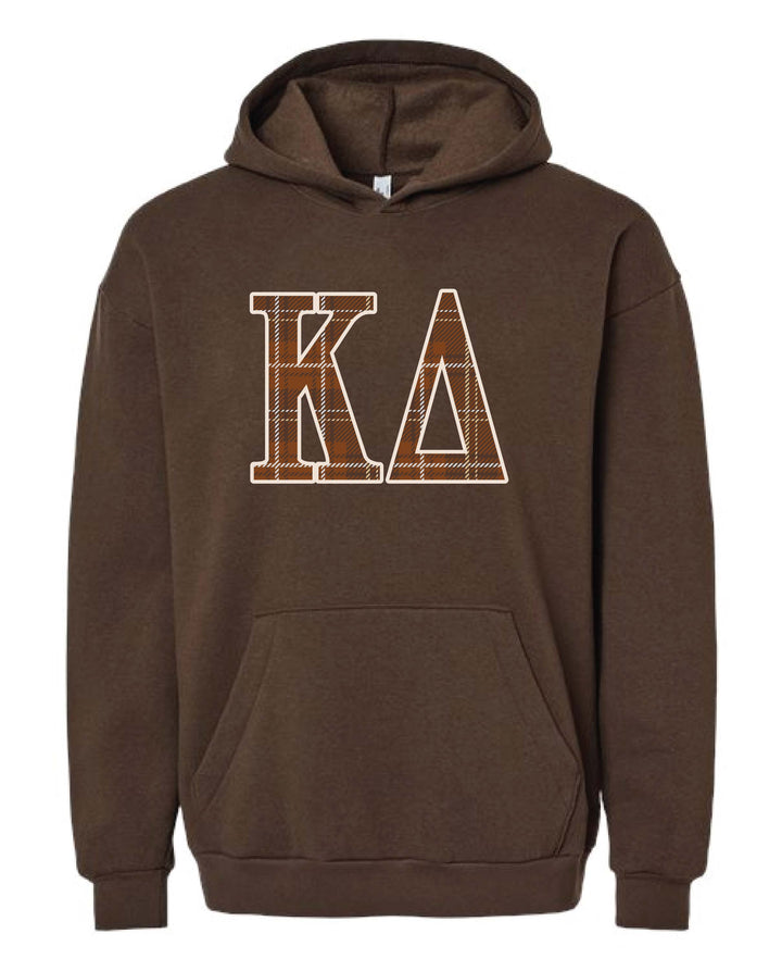 Plaid Letter Sorority Hoodie
