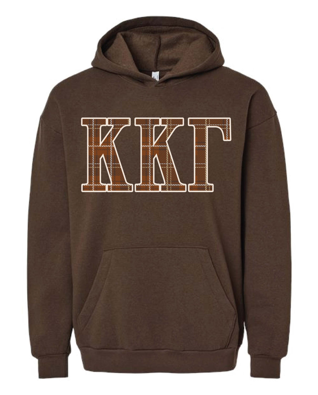 Plaid Letter Sorority Hoodie