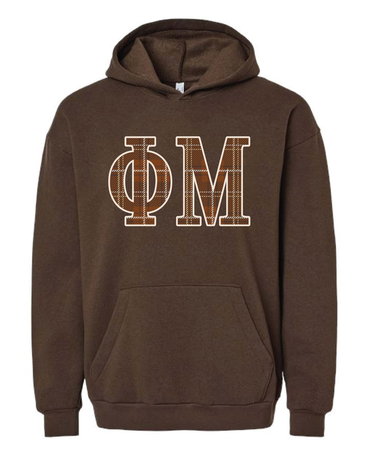 Phi Mu Plaid Hoodie