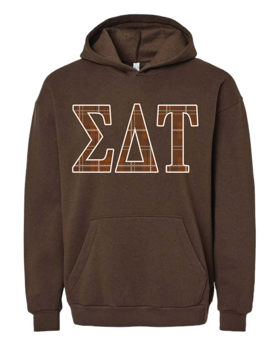 Plaid Letter Sorority Hoodie