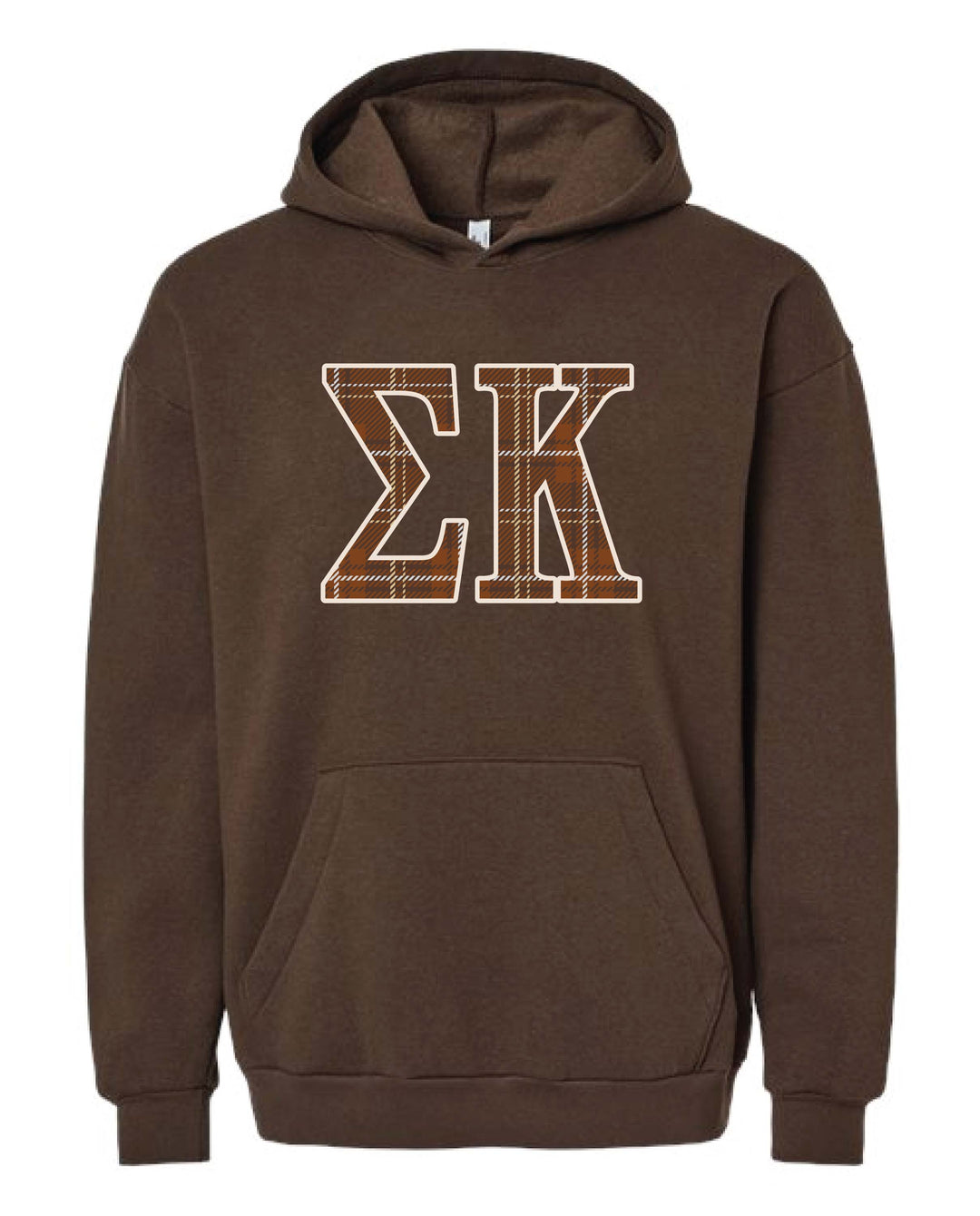Plaid Letter Sorority Hoodie