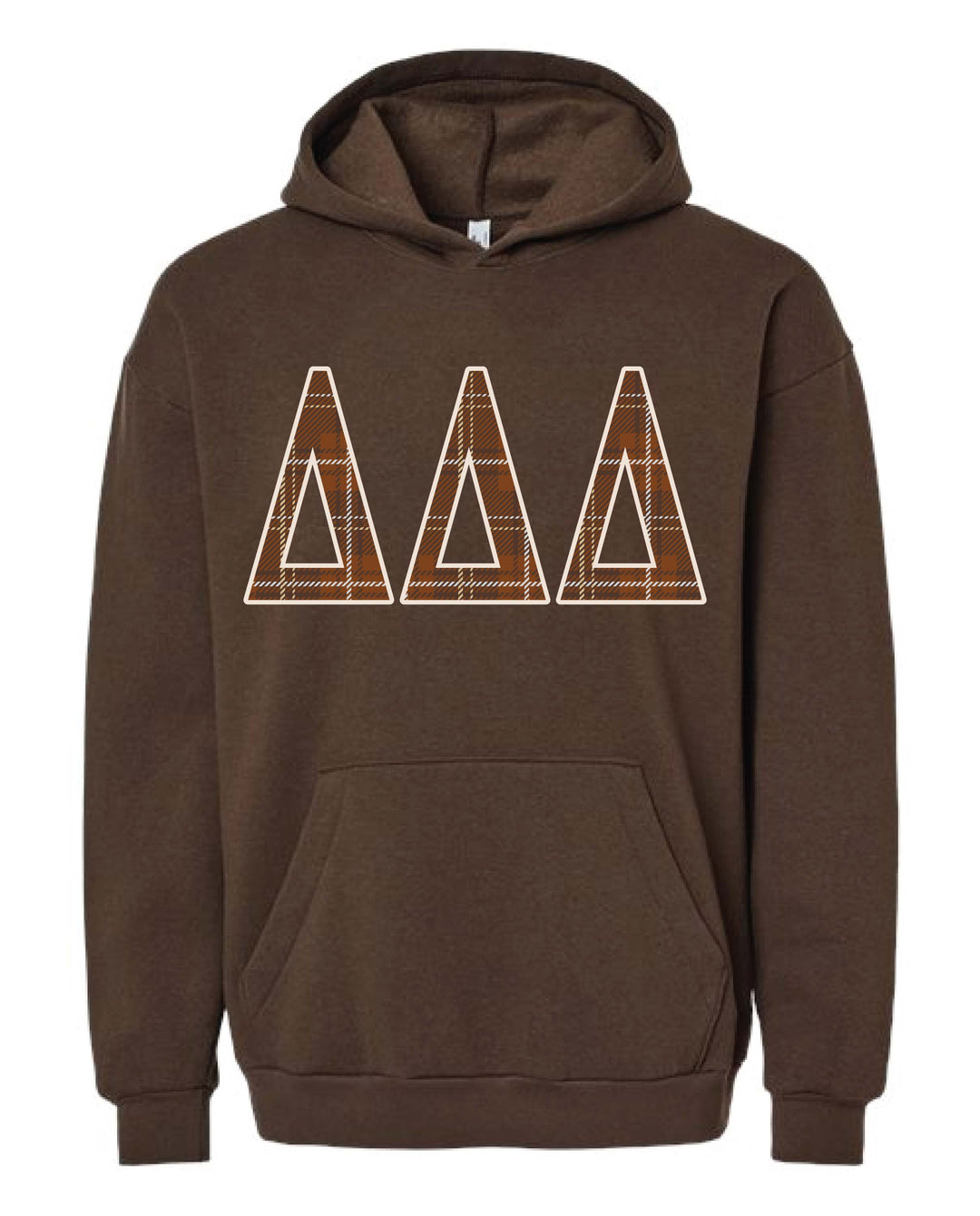 Delta Delta Delta Plaid Hoodie