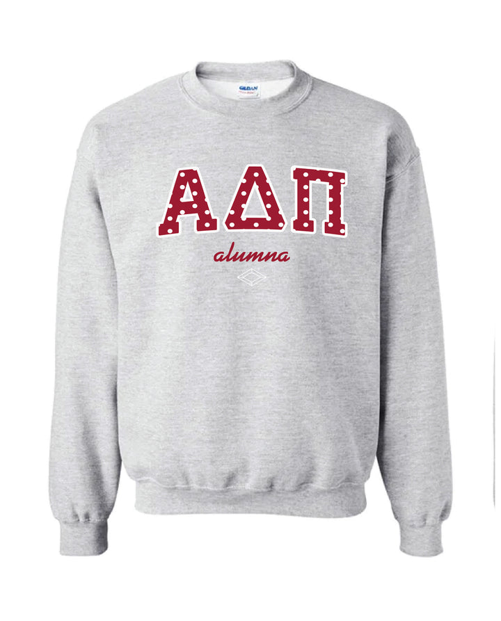 Polka Dot Alumna Crewneck