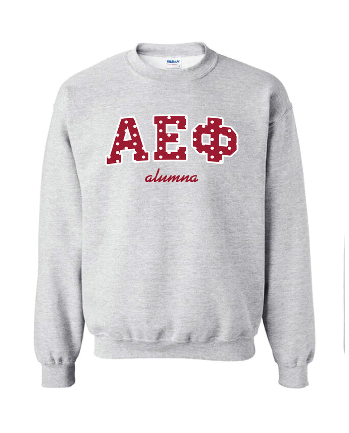 Polka Dot Alumna Crewneck