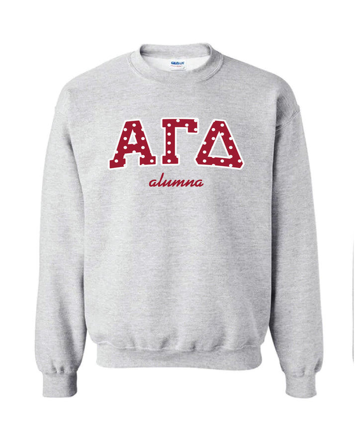 Polka Dot Alumna Crewneck
