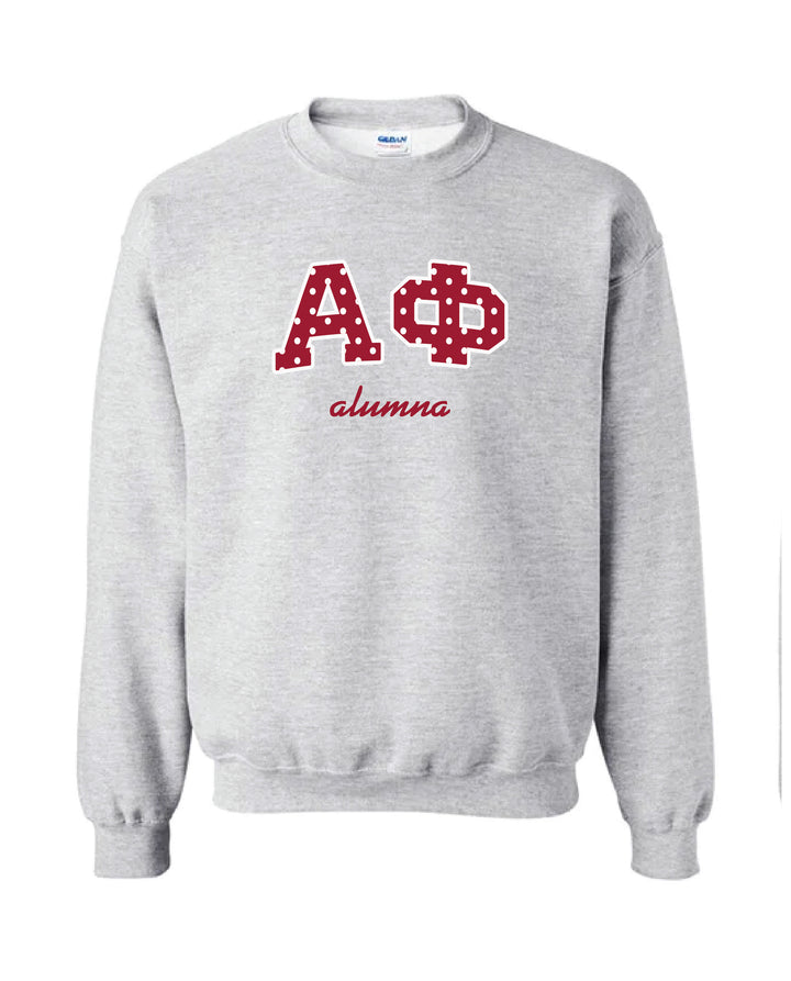 Polka Dot Alumna Crewneck