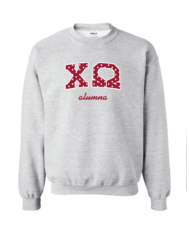 Polka Dot Alumna Crewneck