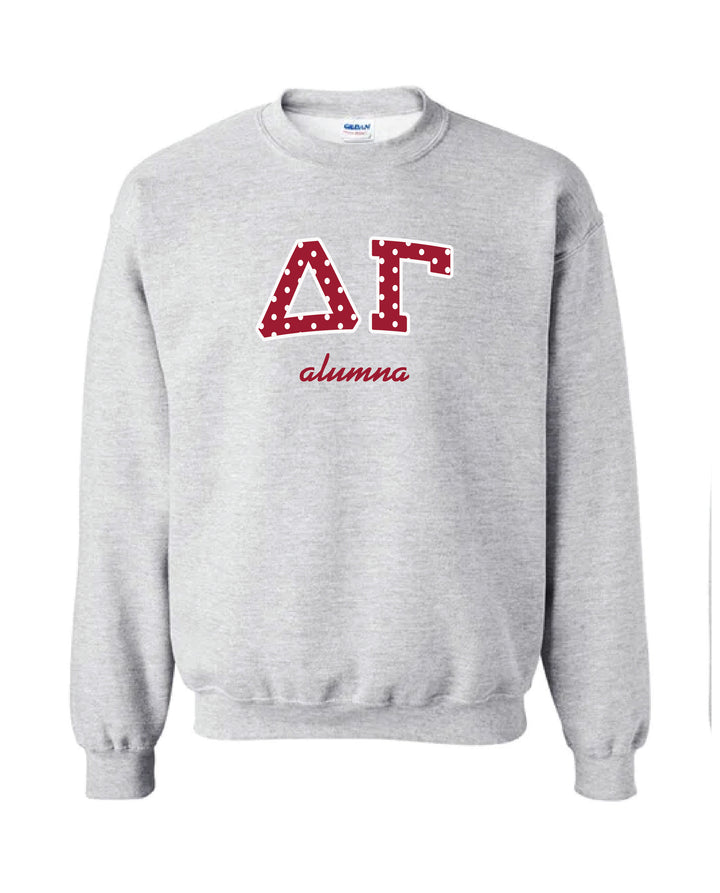 Polka Dot Alumna Crewneck