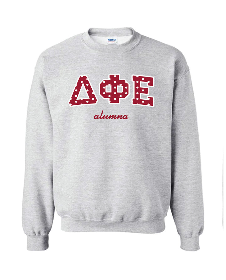 Polka Dot Alumna Crewneck