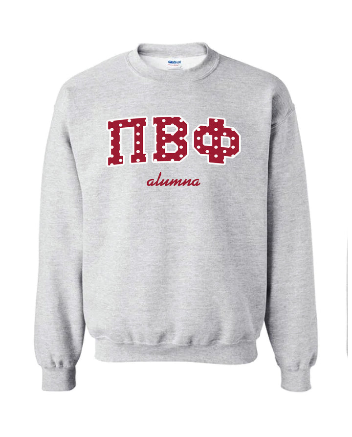 Polka Dot Alumna Crewneck