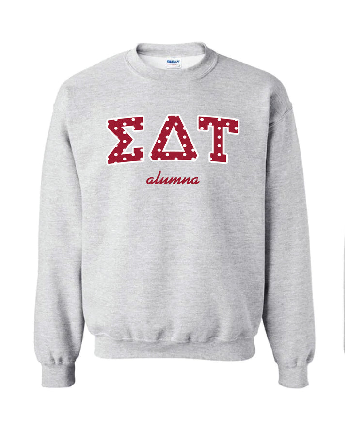 Polka Dot Alumna Crewneck