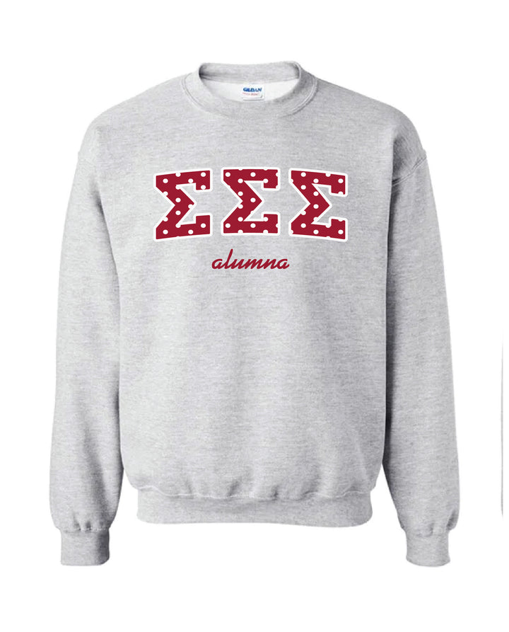 Polka Dot Alumna Crewneck