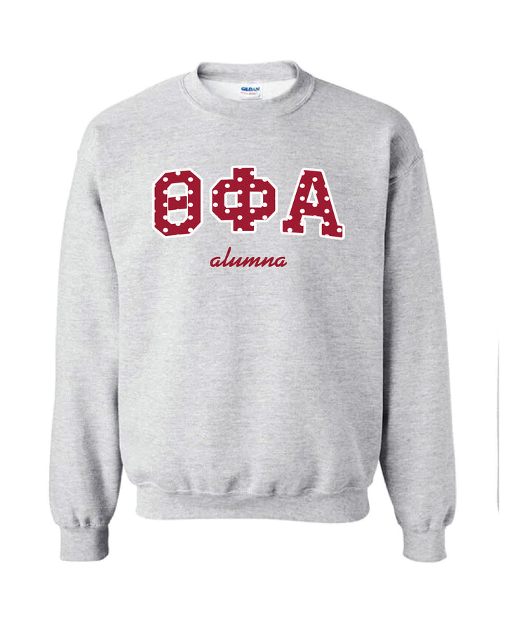 Polka Dot Alumna Crewneck