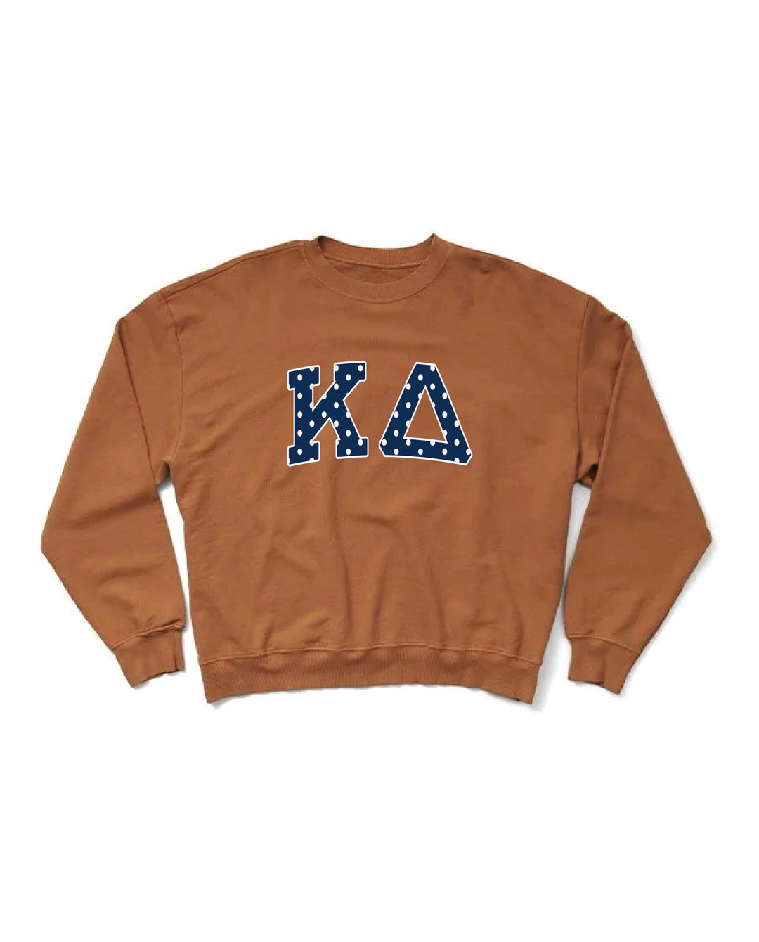 Polka Dot Caffeine Light Weight Sorority Crewneck