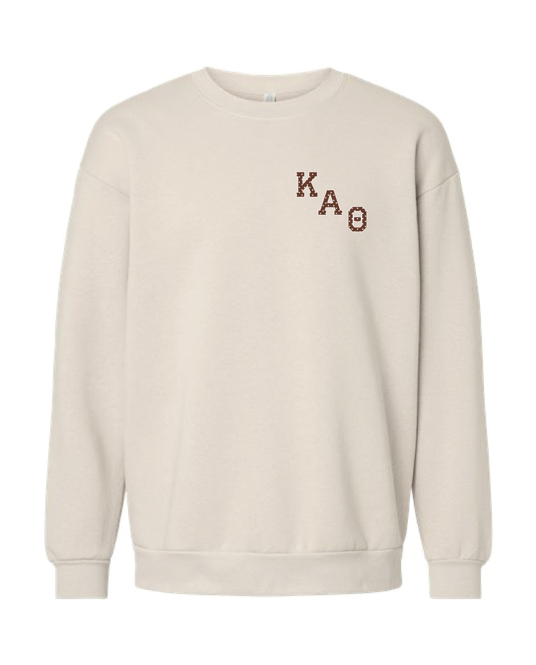 Polka Dot Embroidered Sorority Crewneck