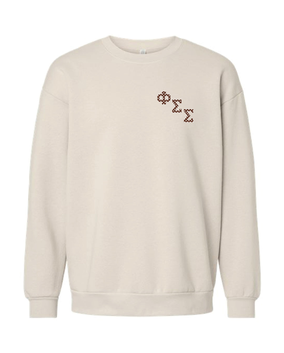 Polka Dot Embroidered Sorority Crewneck