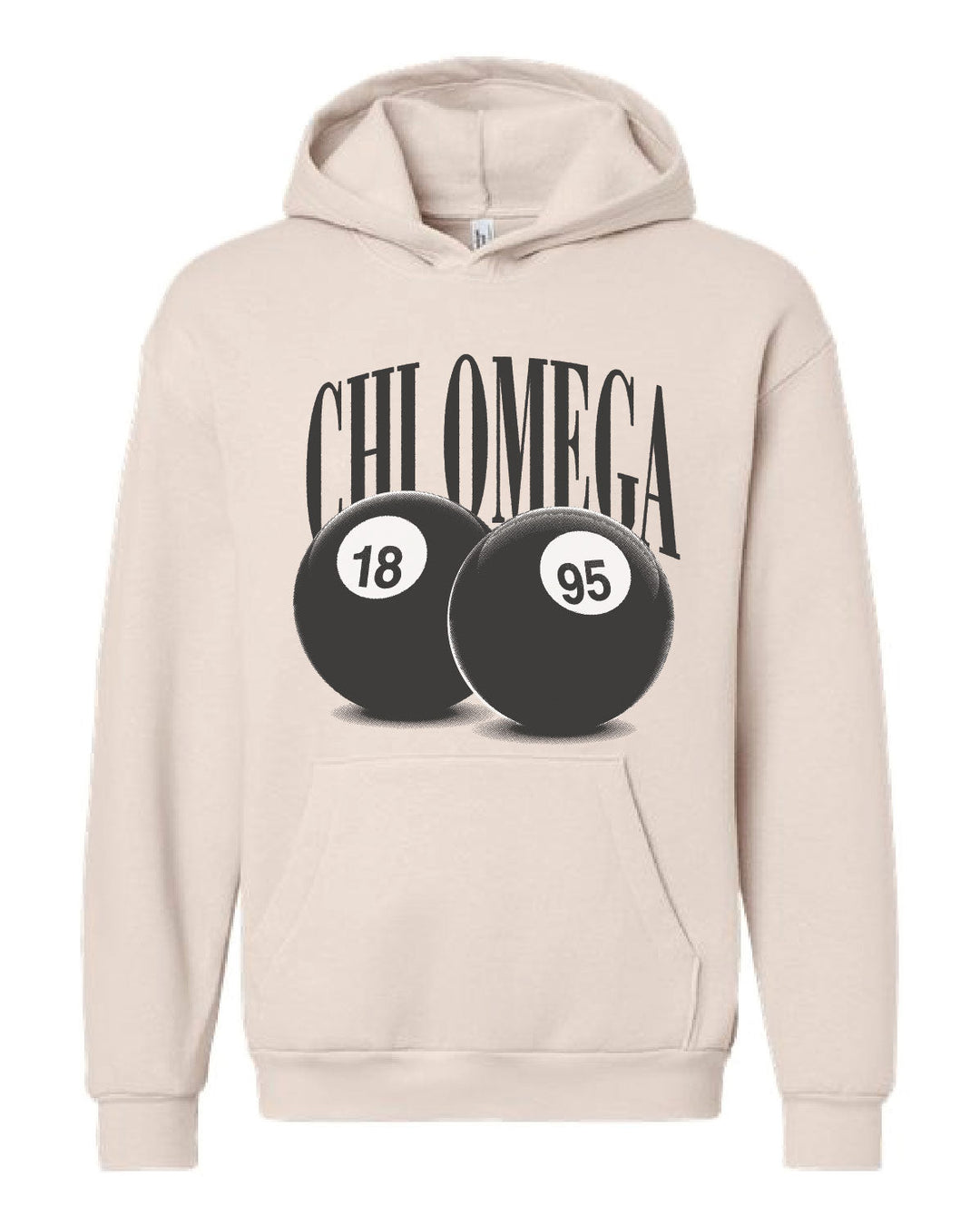 Pool Ball Sorority Hoodie - 2XL - 3XL