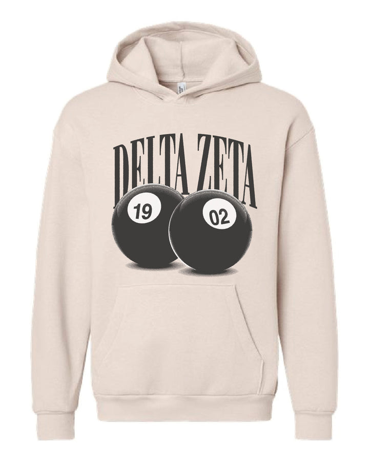 Pool Ball Sorority Hoodie - 2XL - 3XL