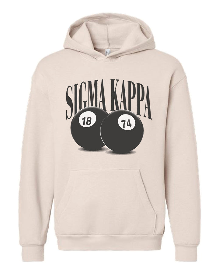 Pool Ball Sorority Hoodie