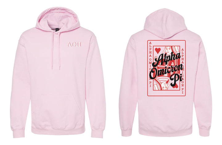 Queen of Hearts Sorority Hoodie