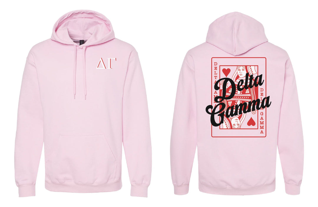 Queen of Hearts Sorority Hoodie - 2XL - 3XL