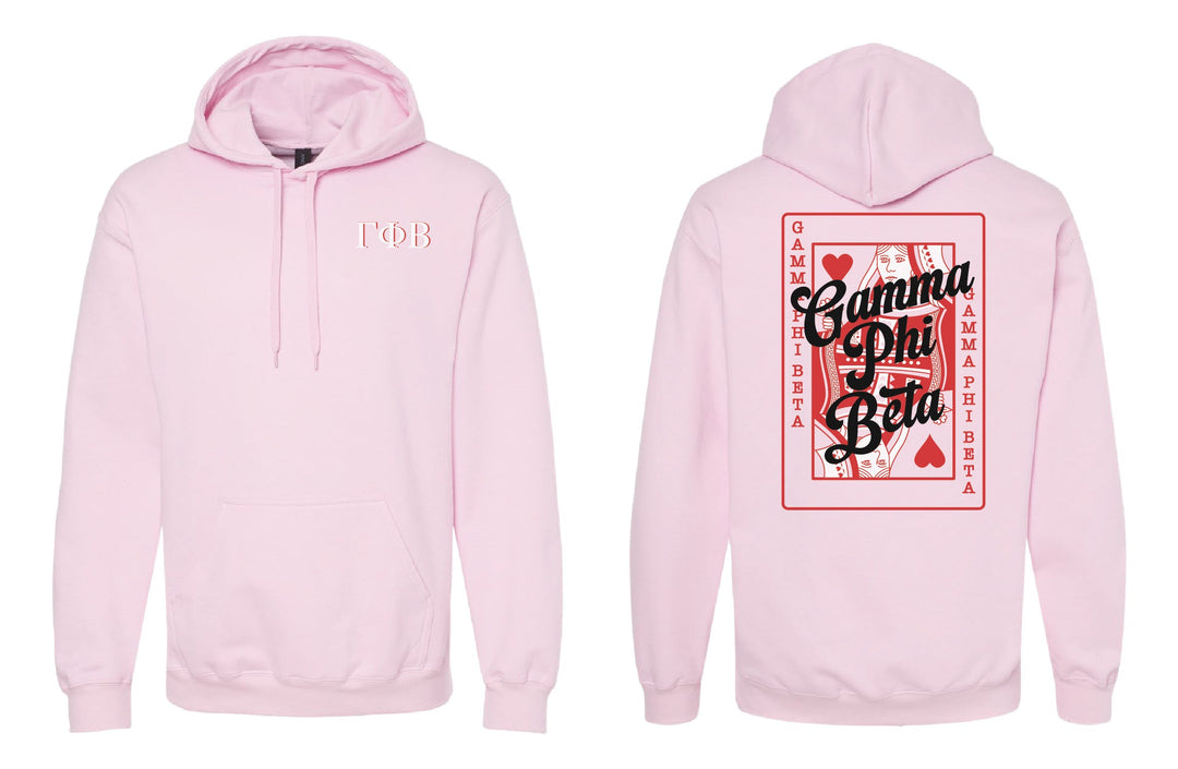 Queen of Hearts Sorority Hoodie - 2XL - 3XL