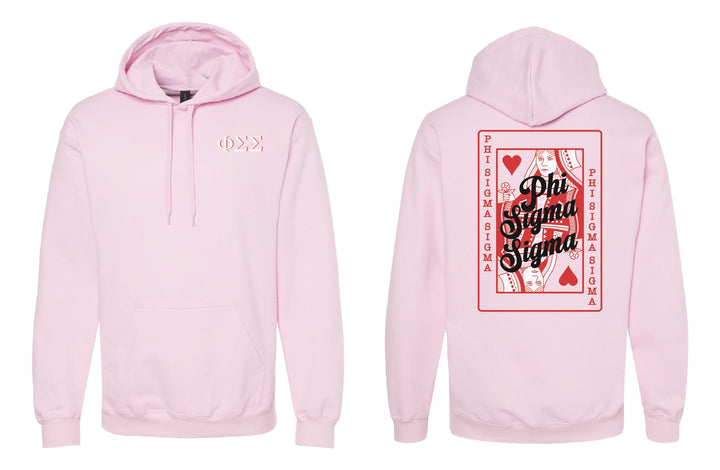 Queen of Hearts Sorority Hoodie - 2XL - 3XL