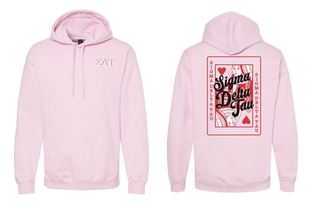 Queen of Hearts Sorority Hoodie - 2XL - 3XL