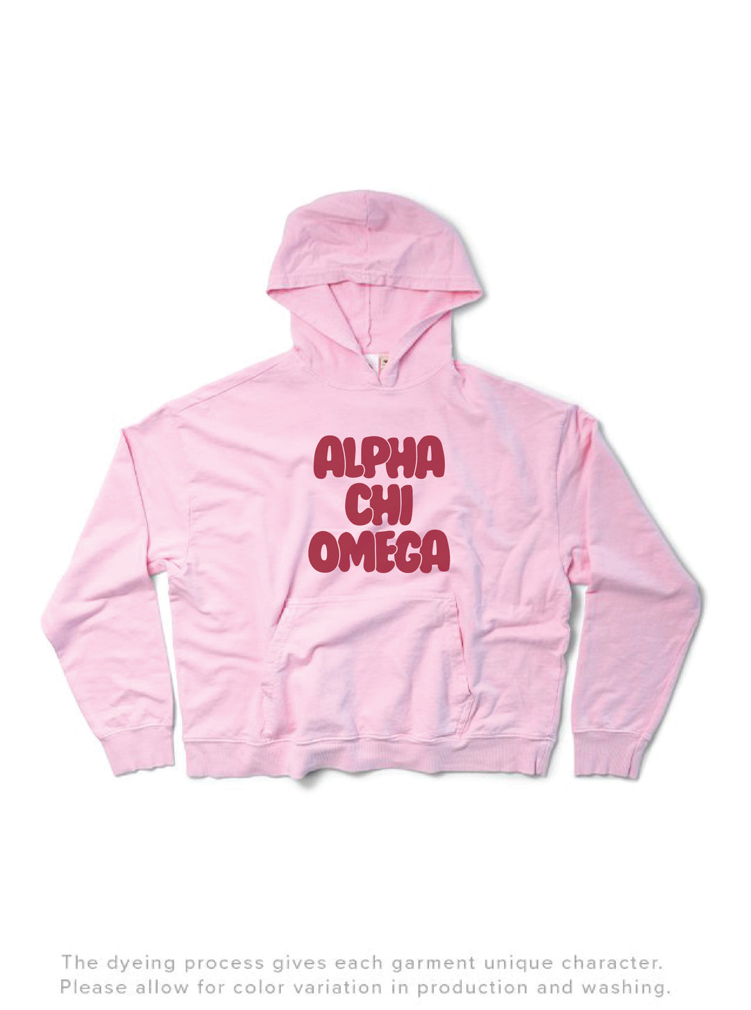 Red Letter Sorority Light Weight Bubblegum Hoodie - 2XL