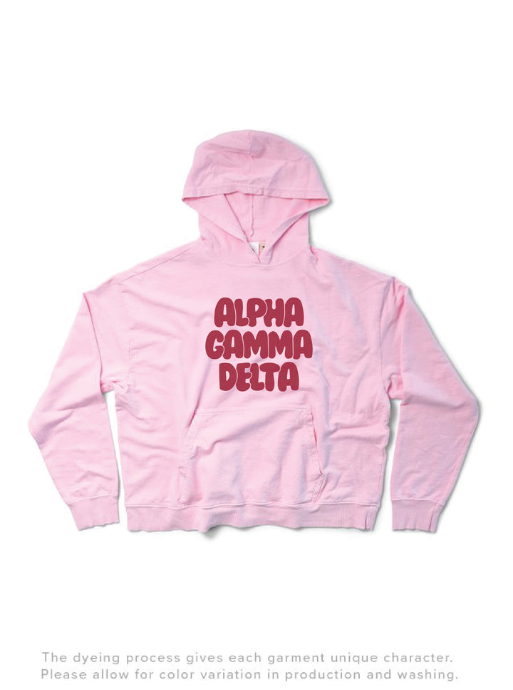 Red Letter Sorority Light Weight Bubblegum Hoodie - 2XL