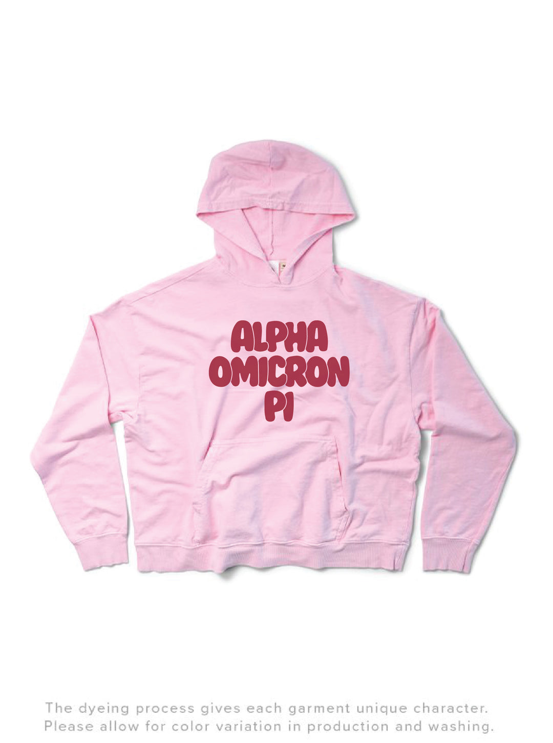 Red Letter Sorority Light Weight Bubblegum Hoodie - 2XL