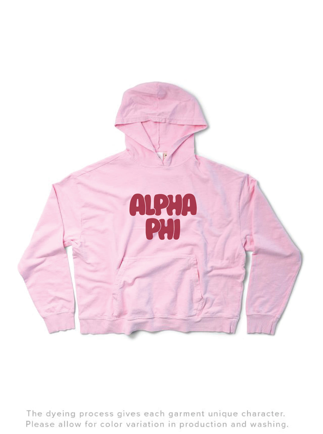 Red Letter Sorority Light Weight Bubblegum Hoodie - 2XL