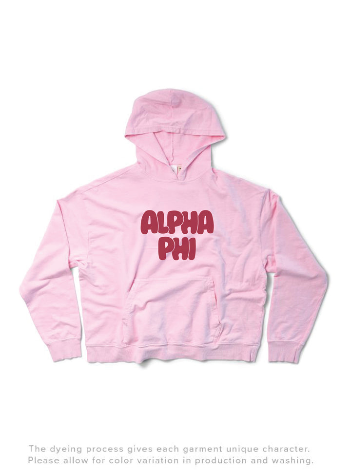 Red Letter Sorority Light Weight Bubblegum Hoodie - 2XL