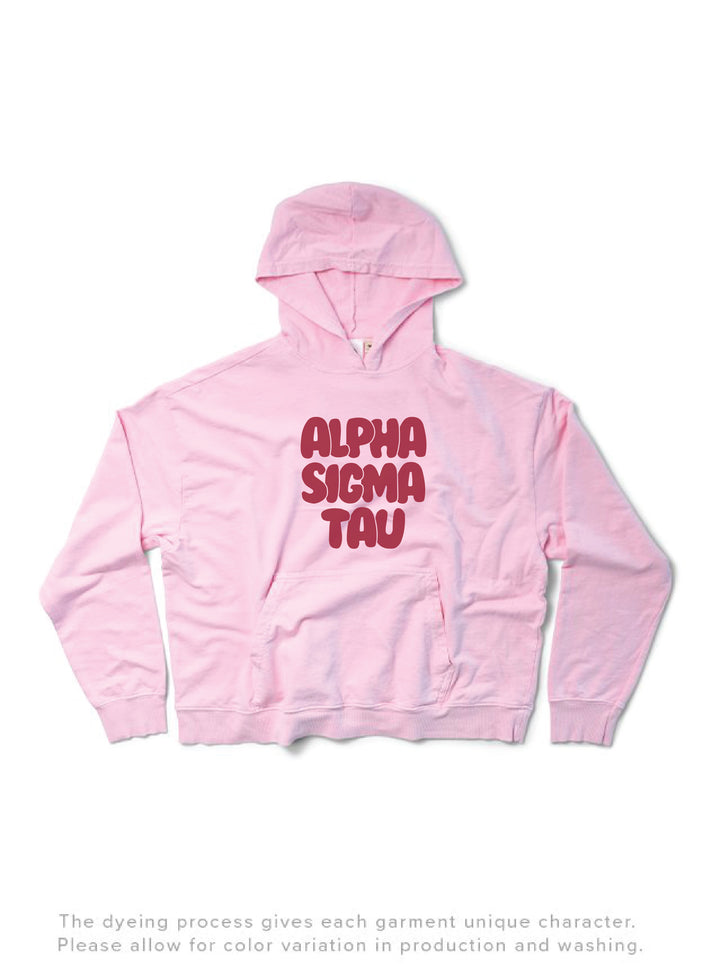 Red Letter Sorority Light Weight Bubblegum Hoodie - 2XL