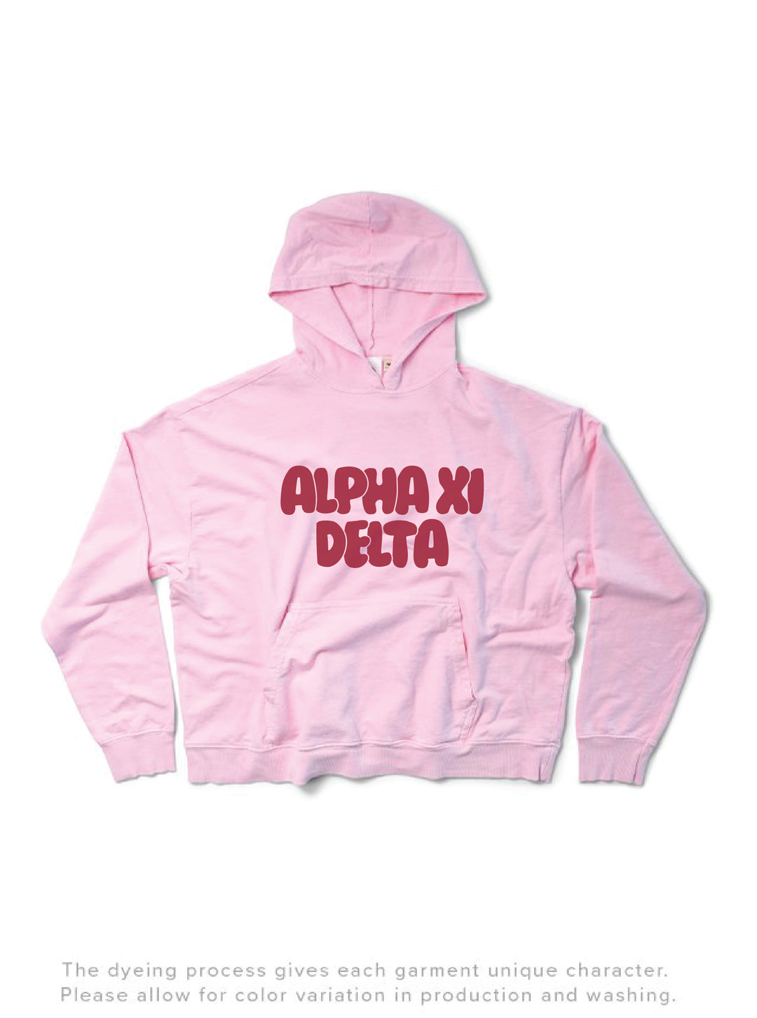 Red Letter Sorority Light Weight Bubblegum Hoodie - 2XL