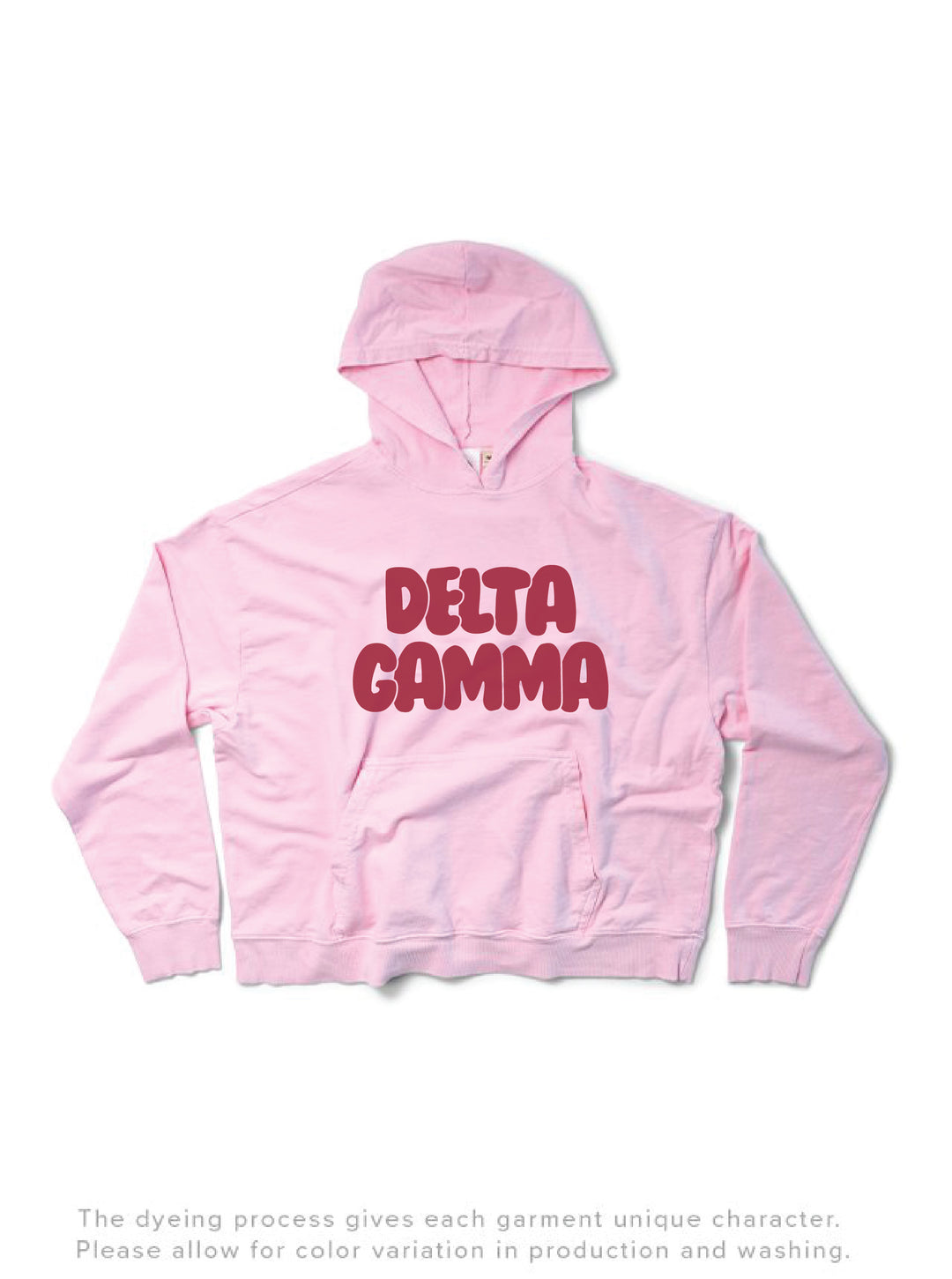 Red Letter Sorority Light Weight Bubblegum Hoodie - 2XL