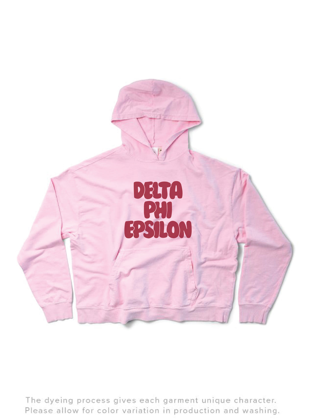 Red Letter Sorority Light Weight Bubblegum Hoodie