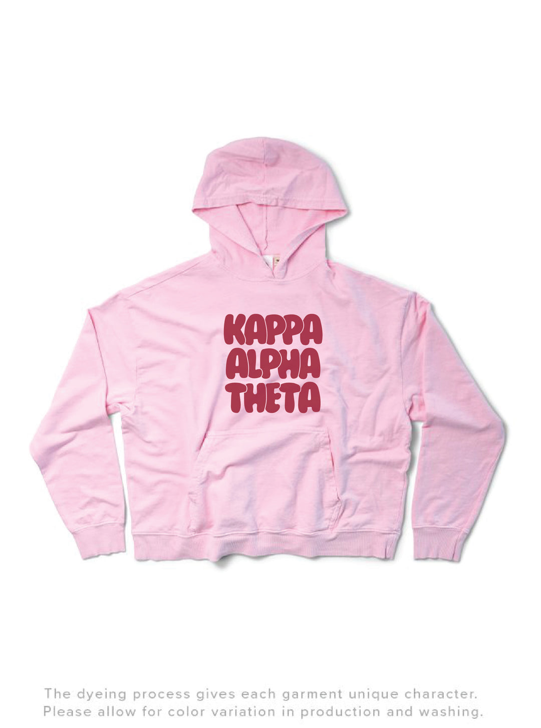 Red Letter Sorority Light Weight Bubblegum Hoodie - 2XL