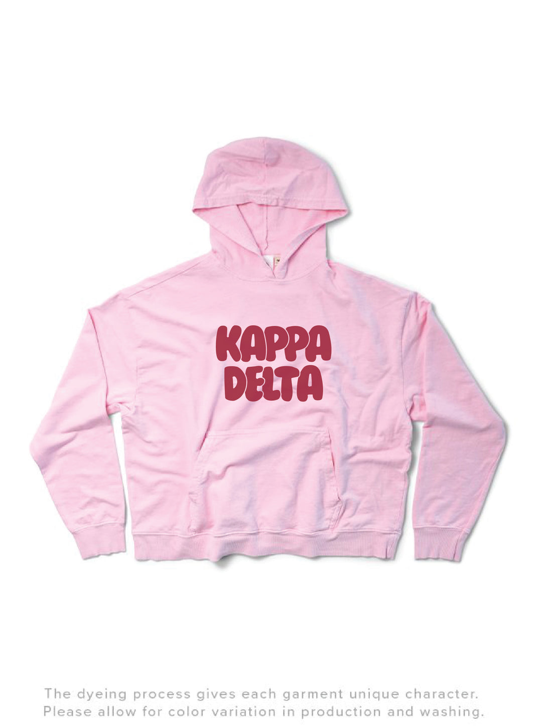 Red Letter Sorority Light Weight Bubblegum Hoodie - 2XL