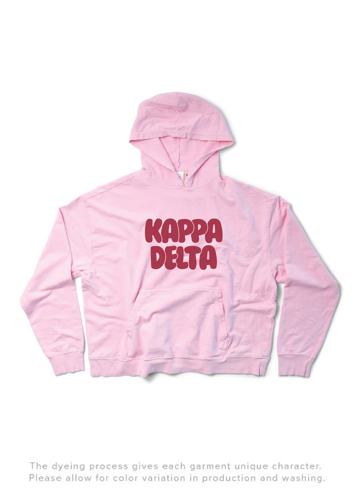 Red Letter Sorority Light Weight Bubblegum Hoodie