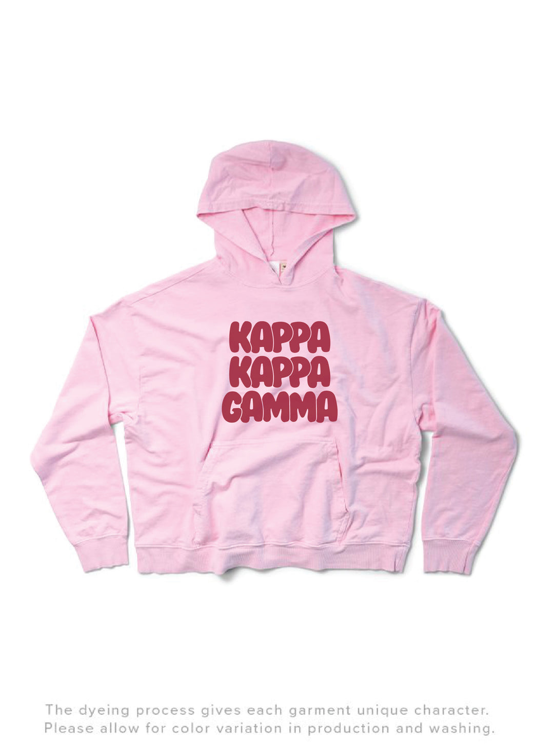 Red Letter Sorority Light Weight Bubblegum Hoodie - 2XL