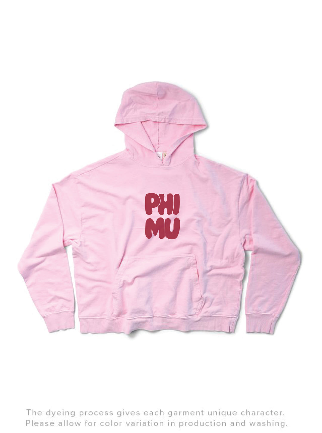 Red Letter Sorority Light Weight Bubblegum Hoodie - 2XL