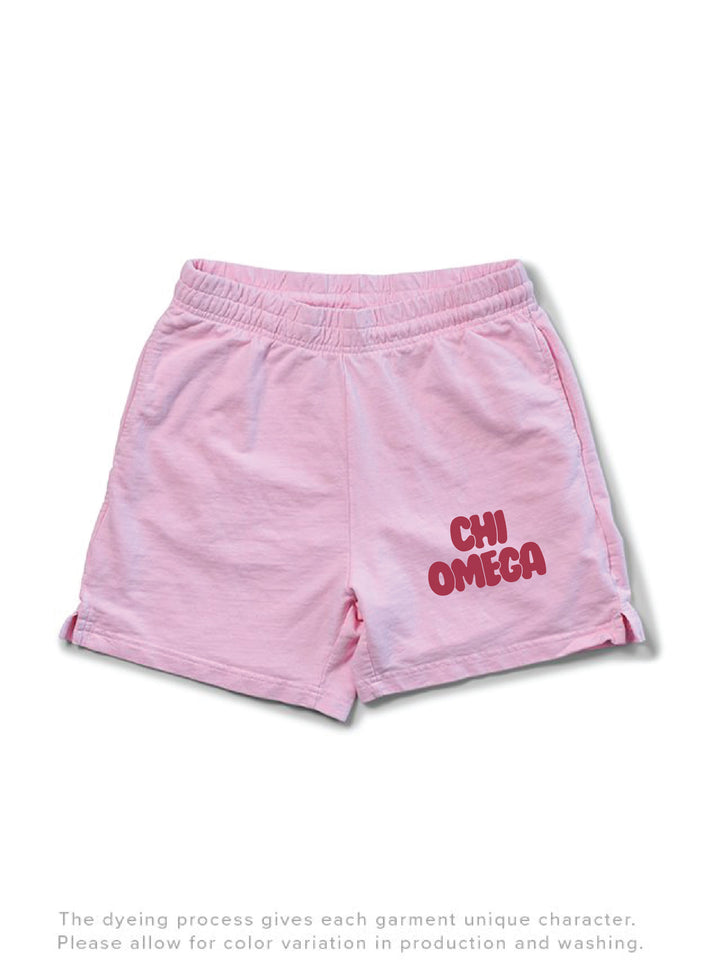 Red Letter Sorority Light Weight Bubblegum Shorts - 2XL